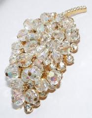 Clear Chatons Only Brooch