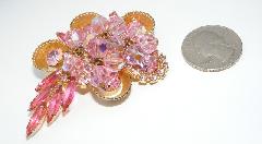 Pink Navettes Brooch
