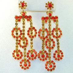 Fall Chatons Only Earrings Clip