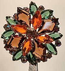 Fall Diamond Pin Pendant