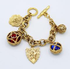 Multiple Colors Chatons Only Bracelet Charm