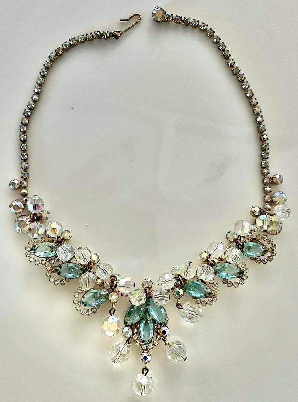 Front view of Turquoise Navettes Necklace