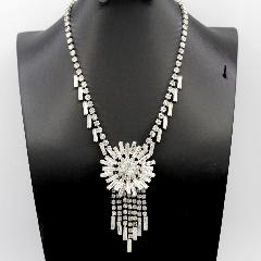 Clear Baguettes Necklace