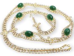 Green Cabochons Belt