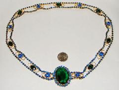 Blue Oval Belt