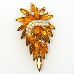 Topaz Navettes Pin Pendant