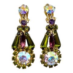 Multiple Colors Spear Earrings Clip