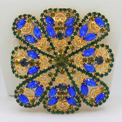 Multiple Colors Navettes Pin Pendant