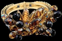 Topaz Navettes Striped Bracelet Clamper