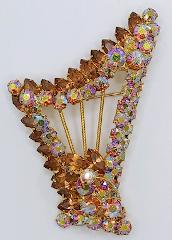 Topaz Navettes Brooch