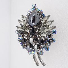 Hematite Cabochons Brooch