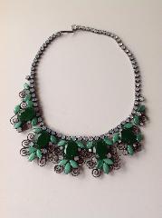 Green Oval Necklace
