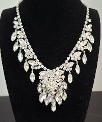 Clear Navettes Necklace