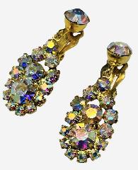 AB Chatons Only Earrings Clip