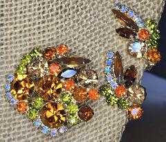 Fall Navettes Earrings Clip