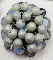 Blue Chatons Only Givre Brooch