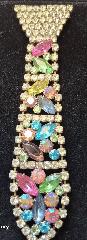 Multiple Colors Navettes Brooch