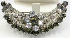 Gray (black Diamond) Chatons Only Brooch