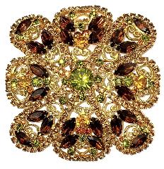 Fall Navettes Brooch