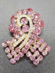 Pink Chatons Only Brooch