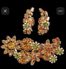 Fall Navettes Brooch