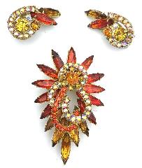 Fall Navettes Earrings Clip