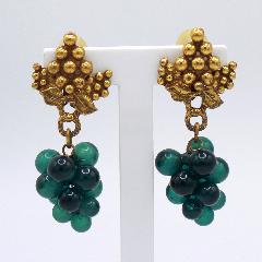 Green Plastic Earrings Clip