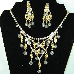 Clear Chatons Only Necklace