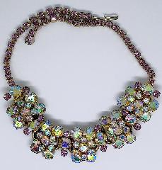Purple (cardinal) Chatons Only Necklace