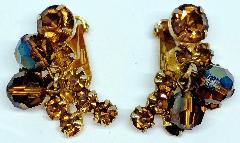Topaz Chatons Only Earrings Clip