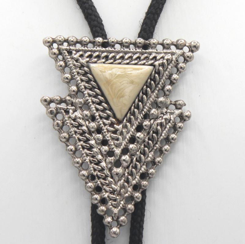Front view of White (chalk Or Milk) Triangle Plastic Other