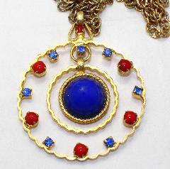 Patriotic Cabochons Plastic Pendant
