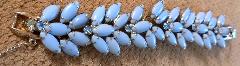 Blue Cabochons Bracelet 5 Link