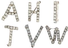 Clear Chatons Only Brooch
