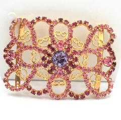 Pink Chatons Only Belt Buckle