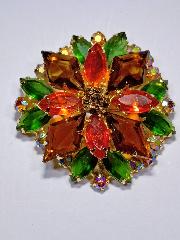 Fall Diamond Brooch