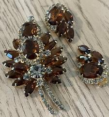 Topaz Oval Brooch