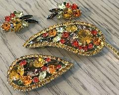 Fall Navettes Pin Pendant