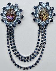 Blue Cabochons Multi-Color/Shaded Other