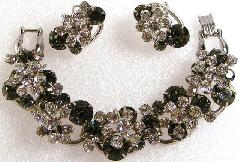 Gray (black Diamond) Chatons Only Earrings Clip