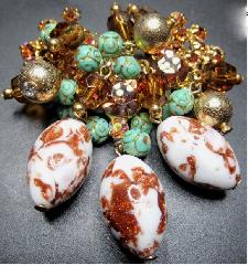 Multiple Colors Chatons Only Spotted Brooch