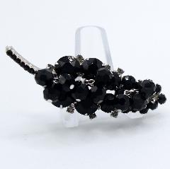 Black (jet) Chatons Only Brooch