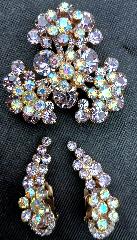 Purple (cardinal) Chatons Only Brooch
