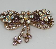 Purple (cardinal) Chatons Only Brooch