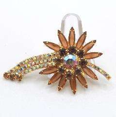 Topaz Navettes Brooch