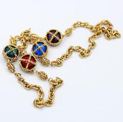Multiple Colors Dentelle Necklace