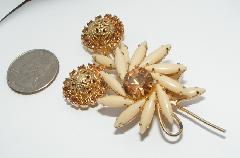 Topaz Navettes Brooch
