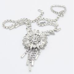 Clear Baguettes Necklace