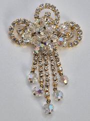 Clear Chatons Only Pin Pendant