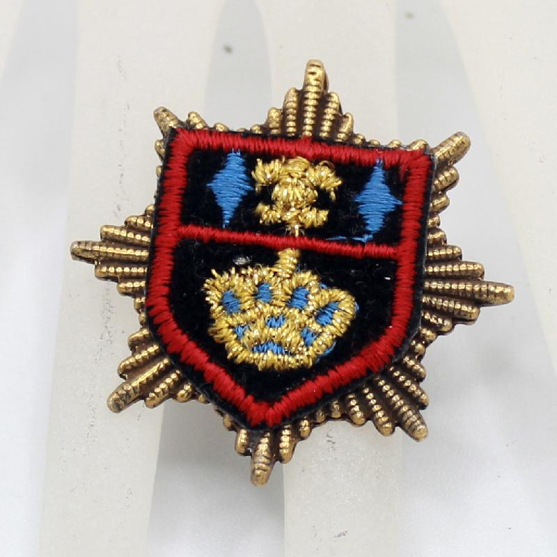 Front view of Multiple Colors Brooch